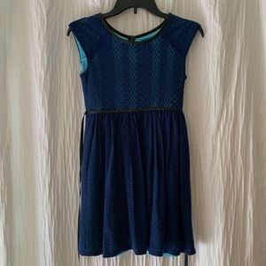 Speechless Girls Blue Lace Dress